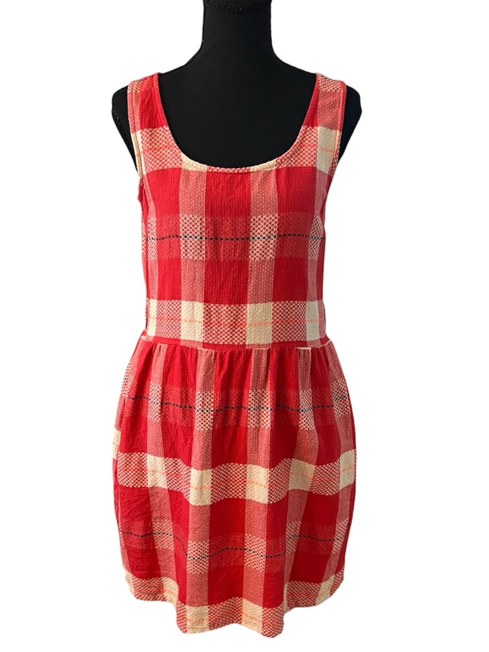 Ace & Jig Cotton  Plaid Tank Top Dress - XS